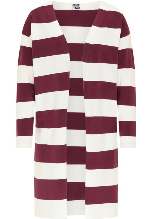 DreiMaster Maritim Cardigan  mørk pink / hvid