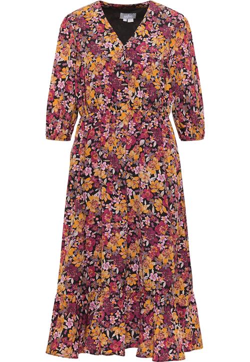 Usha Sommerkjole  gul / pink / sort