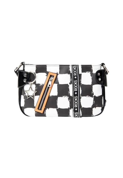 myMo ROCKS Skuldertaske  sort / hvid