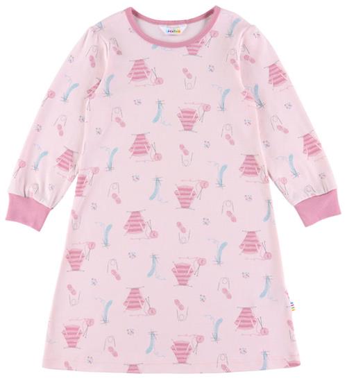 Joha Natkjole - Lyserød m. Print