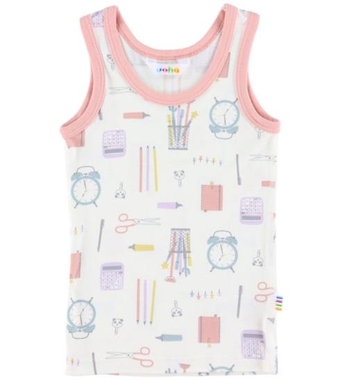 Joha Undertrøje - Viskose/ Bambus - Off White m. Print