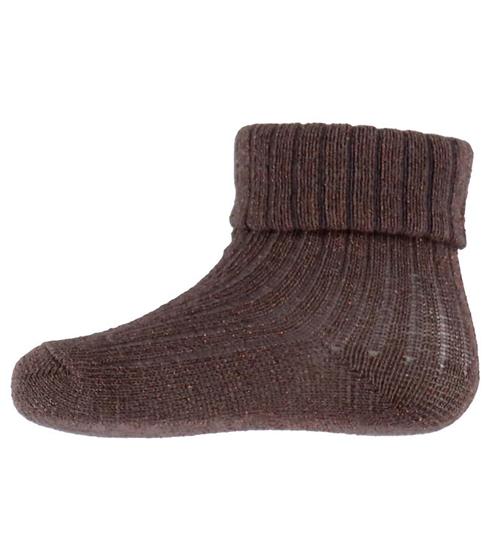 Name It Strømper - Rib - Glimmer - NbfNobba - Peppercorn