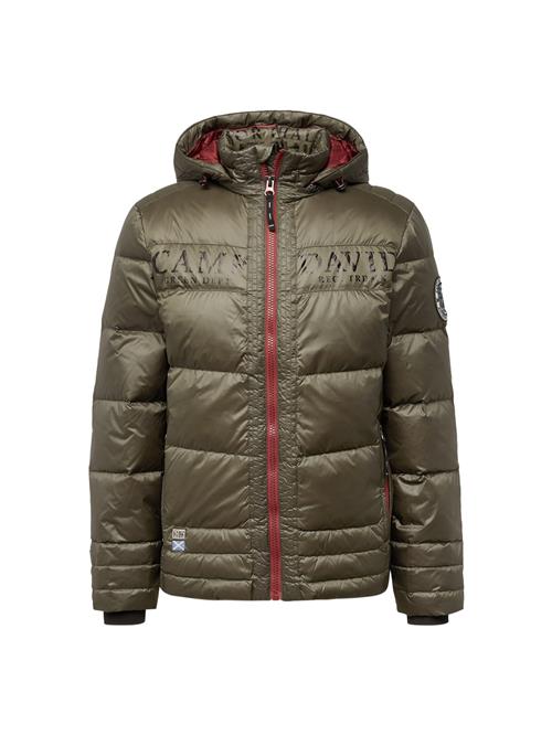 CAMP DAVID Vinterjakke  khaki / bordeaux / sort / hvid