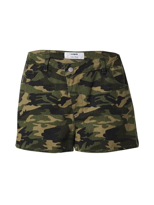 ABOUT YOU x Chiara Biasi Bukser 'Dion'  khaki / sort