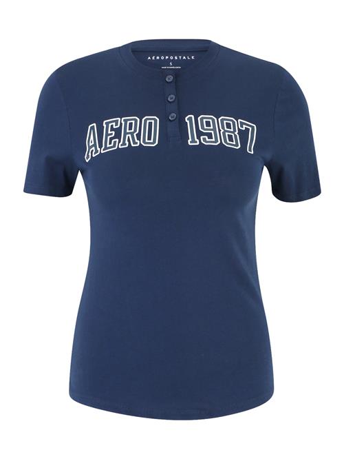 AÉROPOSTALE Shirts  navy / hvid