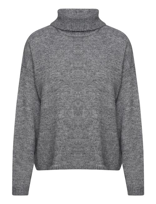 Objminna L/S Rollneck Knit Pullover Noos Object Grey