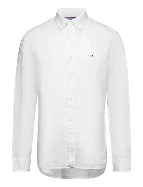 Pigment Dyed Li Solid Rf Shirt Tommy Hilfiger White
