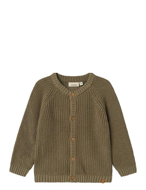 Nmnemlen Lin Ls Knit Card Lil Noos Lil'Atelier Brown