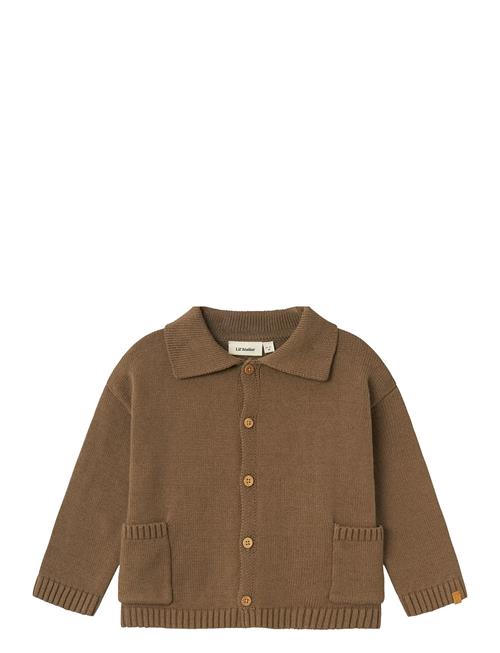 Nmmtheo Ls Loose Knit Card Lil Lil'Atelier Brown