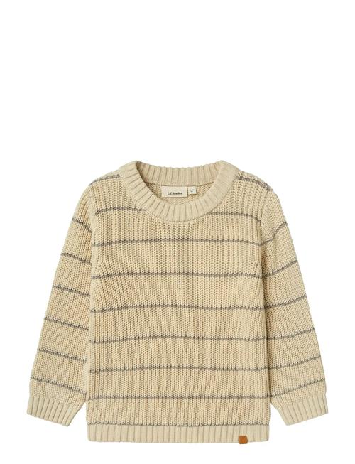Nmmemlen Ls Knit Stripes Lil Lil'Atelier Cream