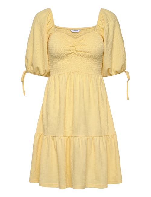 Smock Short Dress Bubbleroom Yellow