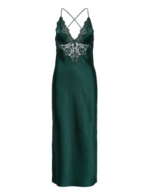 Sd Long Satin Mya Hunkemöller Green