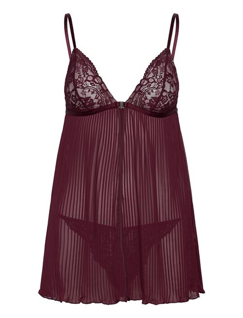 Isadora Babydoll Set Hunkemöller Burgundy