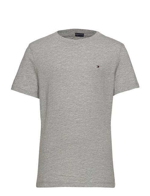 Boys Basic Cn Knit S/S Tommy Hilfiger Grey