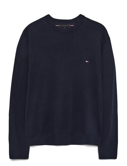 Pima Org Ctn Cashmere Crew Neck Tommy Hilfiger Navy
