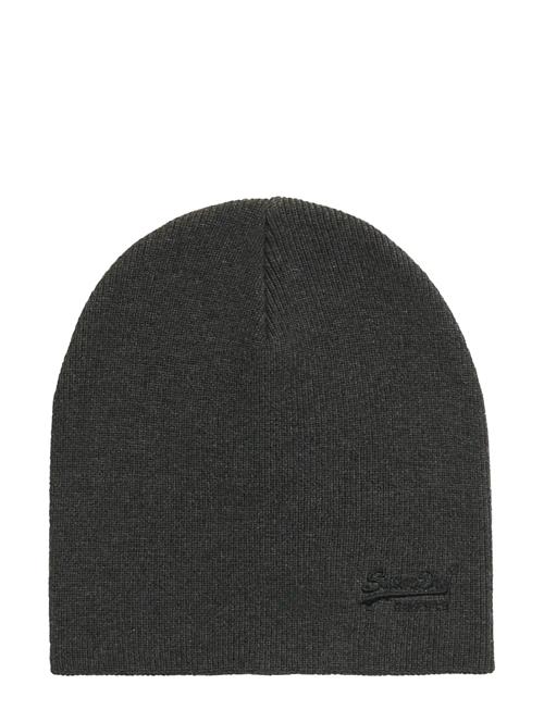 Essential Logo Knitted Beanie Superdry Grey