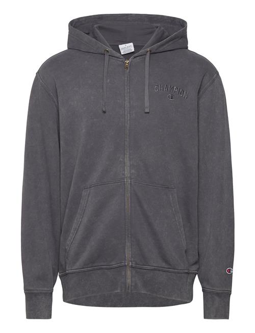 Full Zip Hoodie Sweatshirt Champion Grey