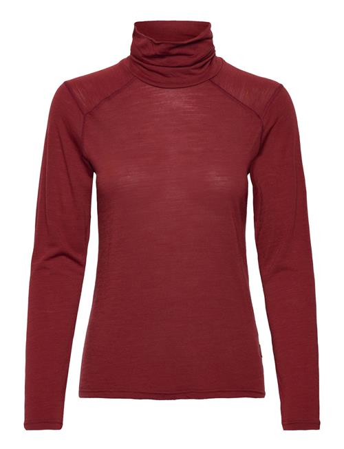 W Hh Durawool High Neck Ls Helly Hansen Red