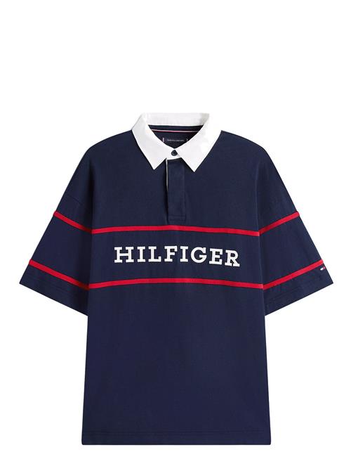 Americana Colourblock Ss Rugby Tommy Hilfiger Navy