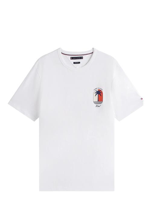 Palm Tree Label Tee Tommy Hilfiger White