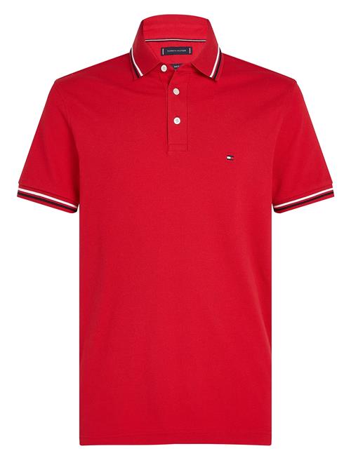 Tipped Slim Fit Seasonal Polo Tommy Hilfiger Red