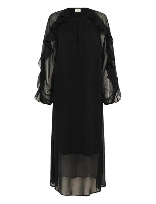 Kamila Chiffon Dress Kaffe Black
