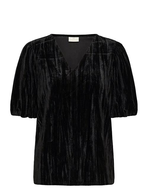 Kaelva Jersey Blouse Kaffe Black