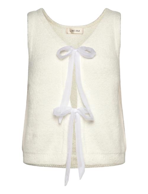 Crbulp Knit Vest Cream Cream