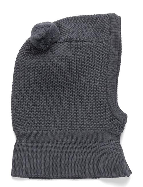 Balaclava Windstop Pompoms Huttelihut Grey