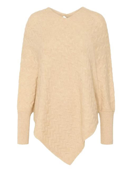 Kavinnie Poncho Kaffe Beige