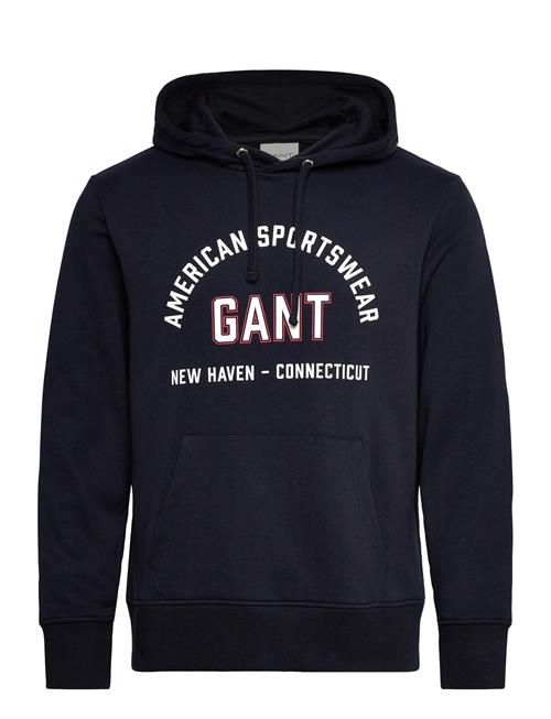 Printed Graphic Hoodie GANT Navy