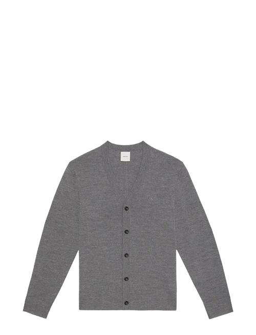 Ls 100 Merino Cardigan 14Gg Calvin Klein Grey