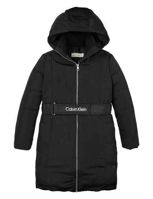 Classic Belted Coat Calvin Klein Black