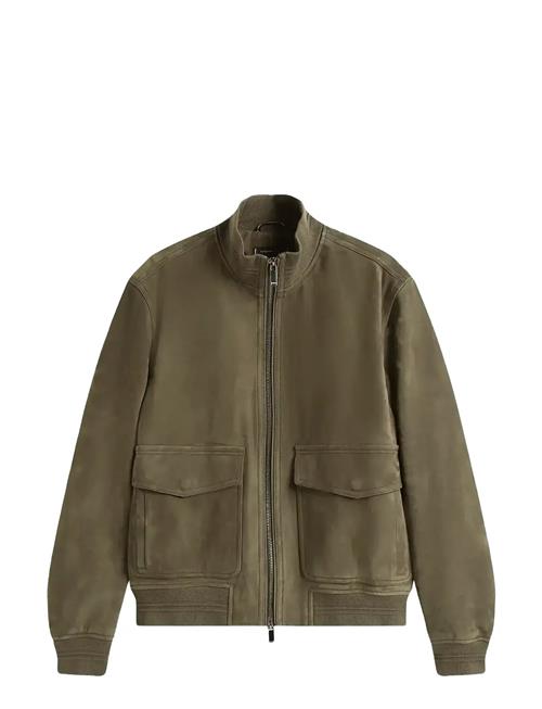 Dc Leather Jacket Tommy Hilfiger Khaki