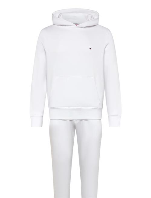Flag Logo Tracksuit Tommy Hilfiger White