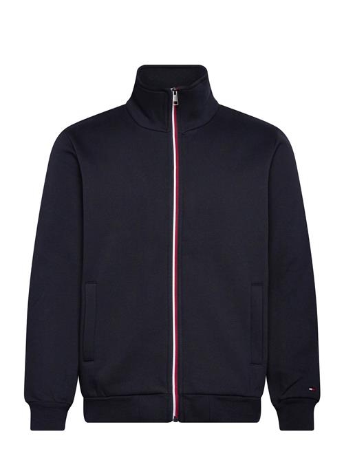 Global Stripe Zip Through Tommy Hilfiger Navy