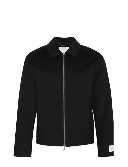 Ls Solid Wool Short Fz Jkt Calvin Klein Black