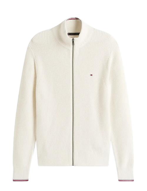 Rwb Rib Zip Through Tommy Hilfiger Cream