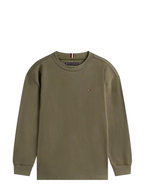 Essential T-Shirt Ls Tommy Hilfiger Khaki