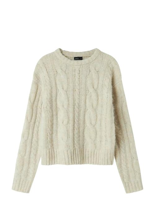 Nlfnaible Ls Short Knit LMTD Cream