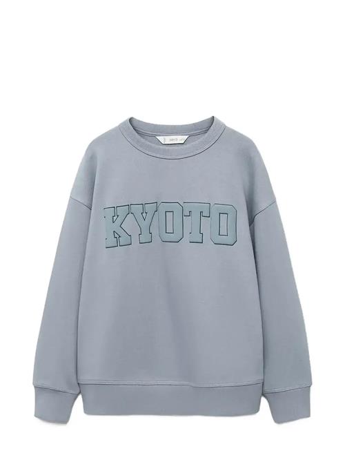 Over D Cotton Sweatshirt Mango Blue