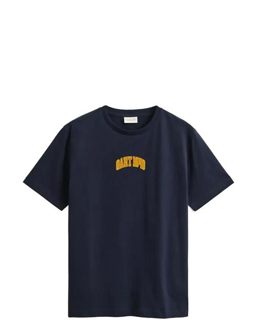 Graphic Ss Tshirt GANT Navy