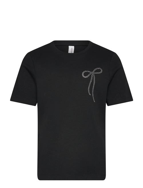 Vmheneth Ss O-Neck T-Shirt Jrs Btq Girl Vero Moda Girl Black