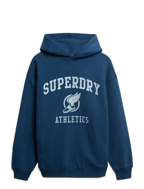 Vintage Ath Over D Hood Superdry Blue