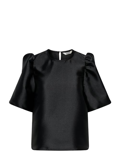 Onlmanny 2/4 Heavy Satin Top Wvn Cs ONLY Black