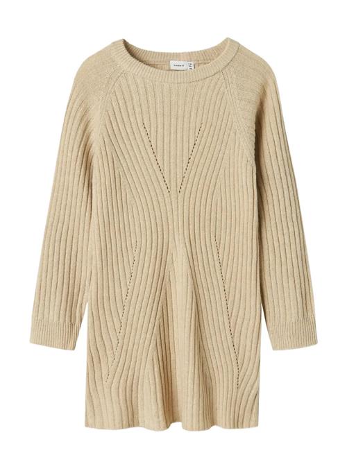 Nkfrikine Ls Knit Dress Pb Name It Beige