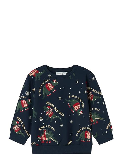 Nmmroka Ls Nreg Sweat Bru Box Name It Navy