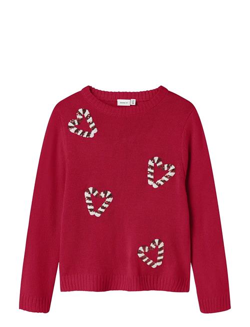 Nkfrajul Ls Loose Knit Name It Red