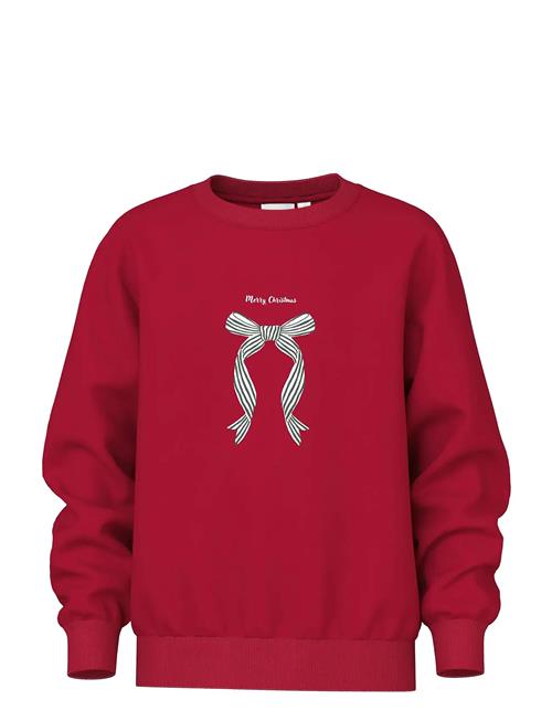 Nkfvismas Ls Nreg Sweat Bru Name It Red