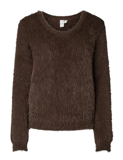 Yaslava Ls Knit Pullover YAS Brown